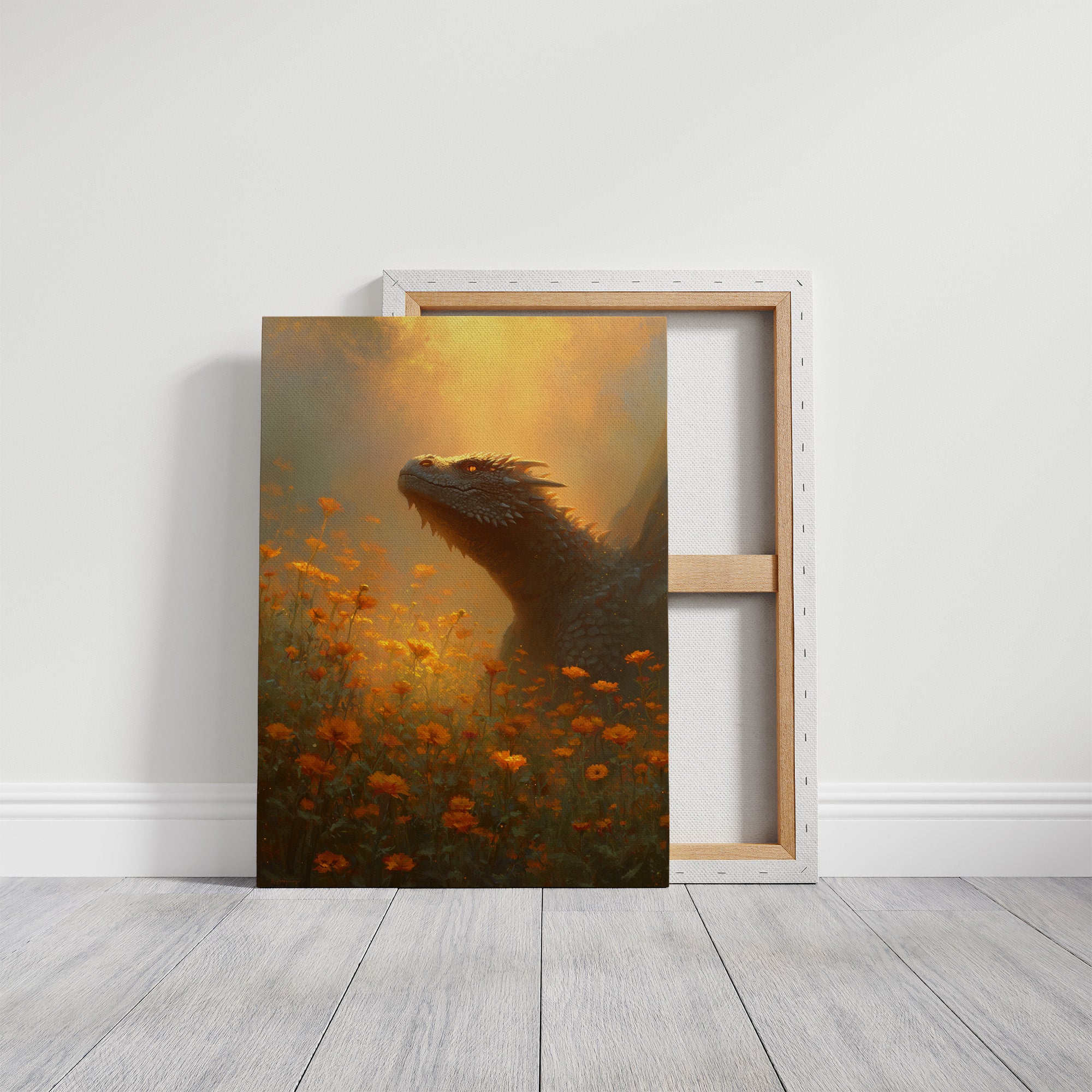 Ancient Scales Among Poppy Fields