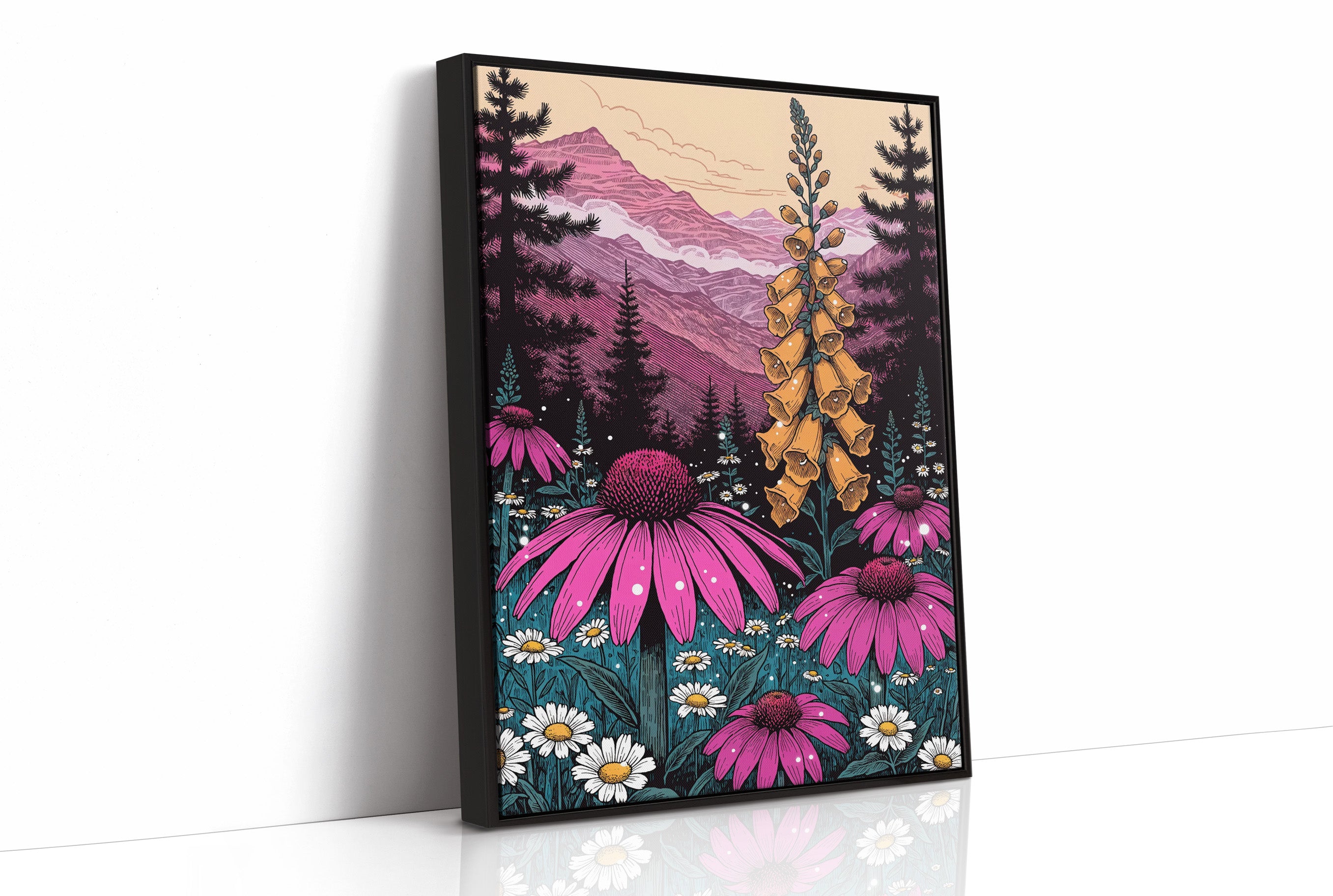 Foxglove Spire in Rose Light