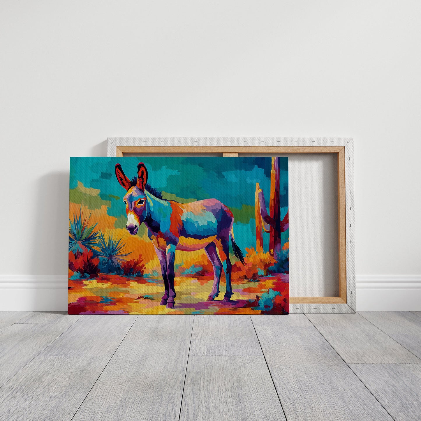 Desert Colors Dance With Burro