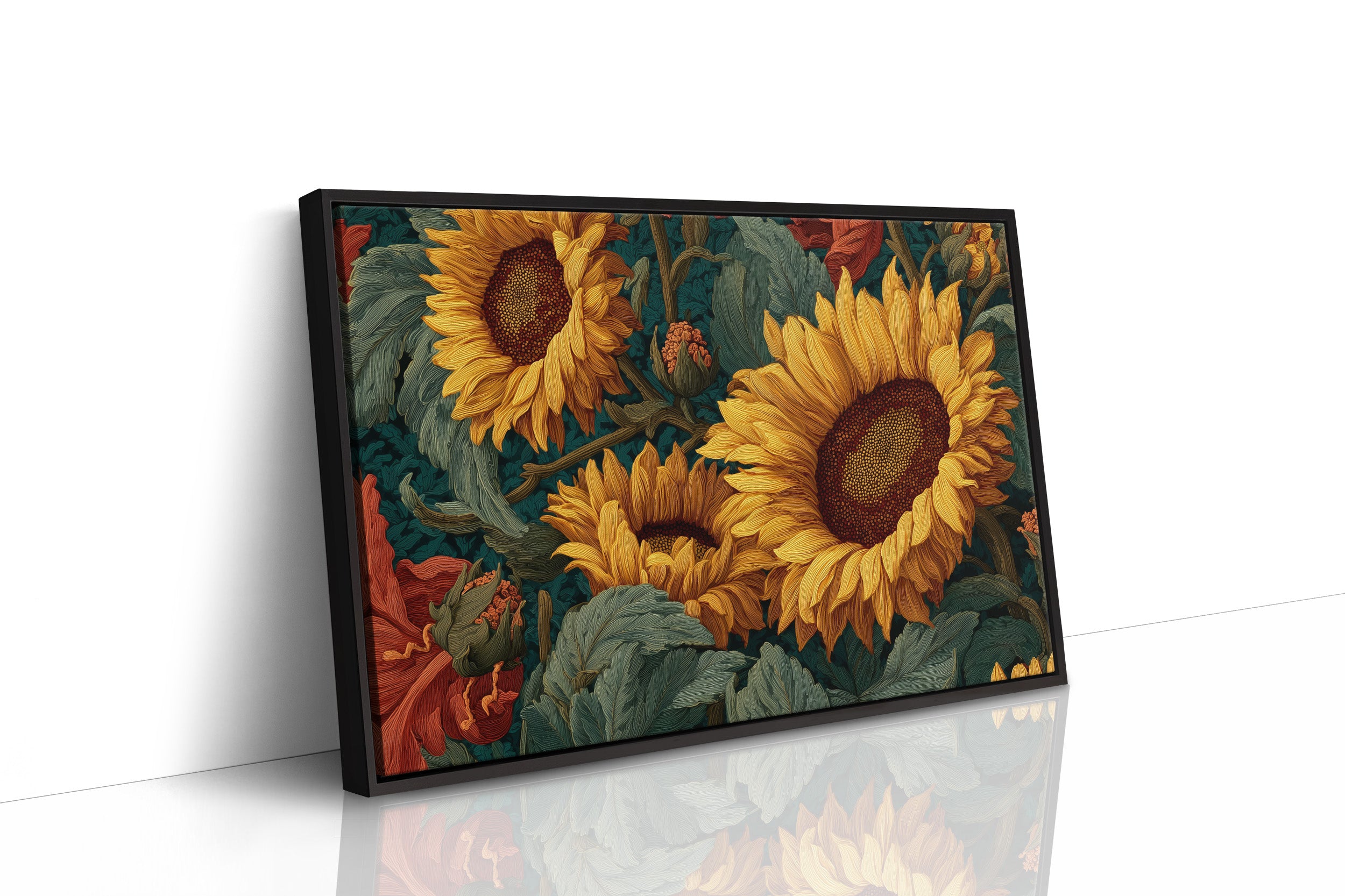 Sunflowers Among Literary Treasures