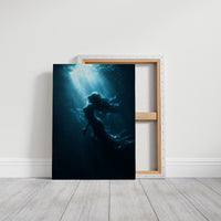 Beneath Rays In Azure Depths