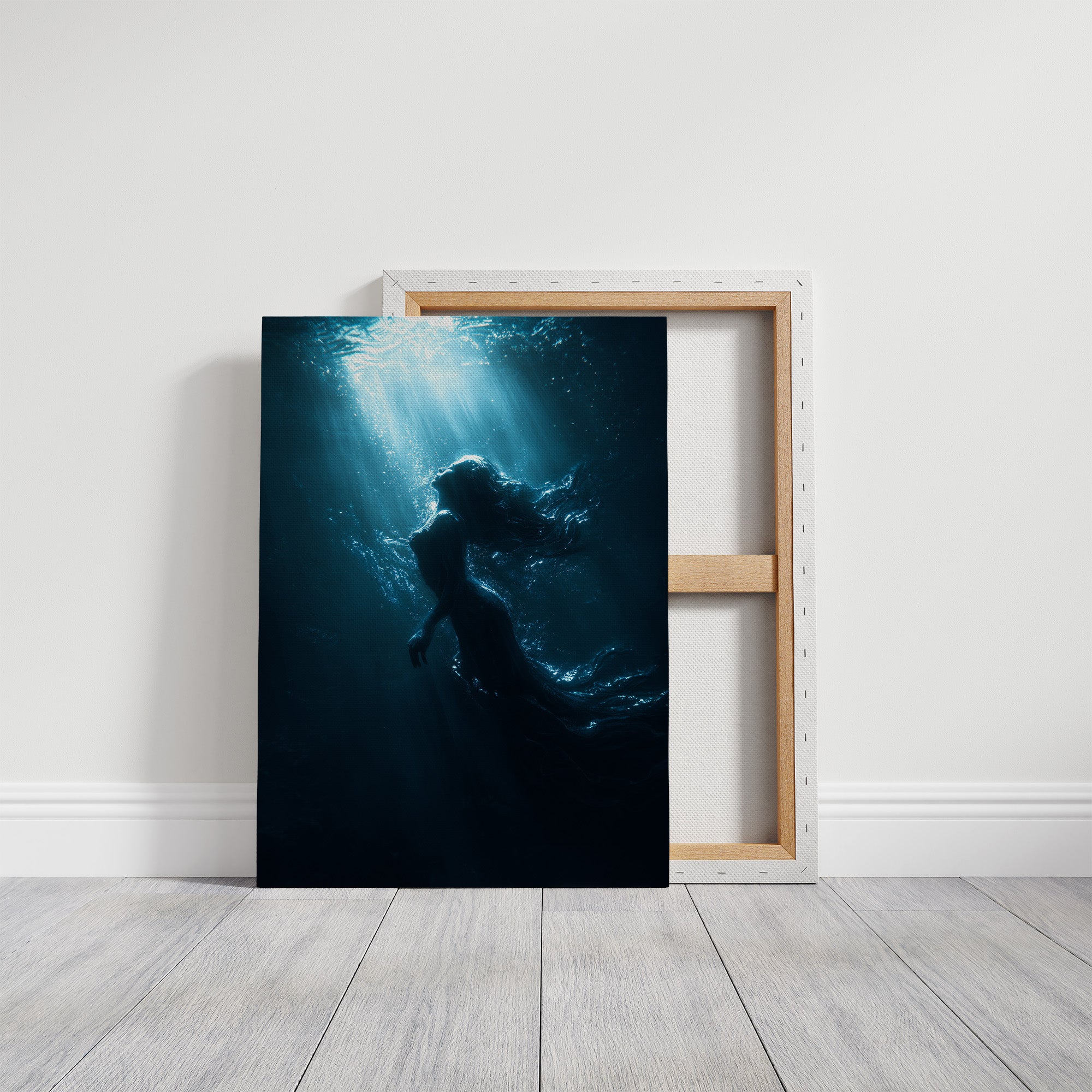 Beneath Rays In Azure Depths