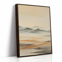 Distant Peaks Paint Desert Dawn