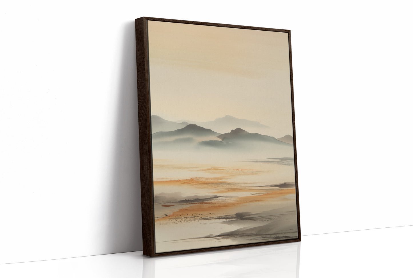 Distant Peaks Paint Desert Dawn