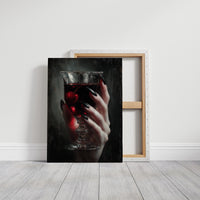 Crimson Secrets In Crystal Glass