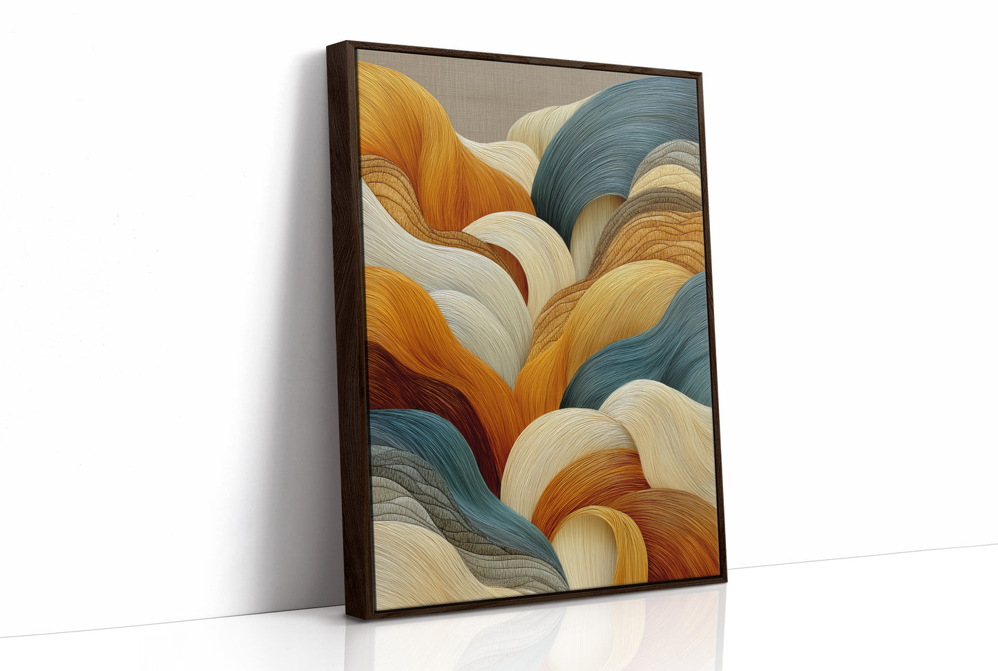 Waves Of Honey Meet Ocean Blue