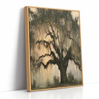 Live Oak Draped in Moss