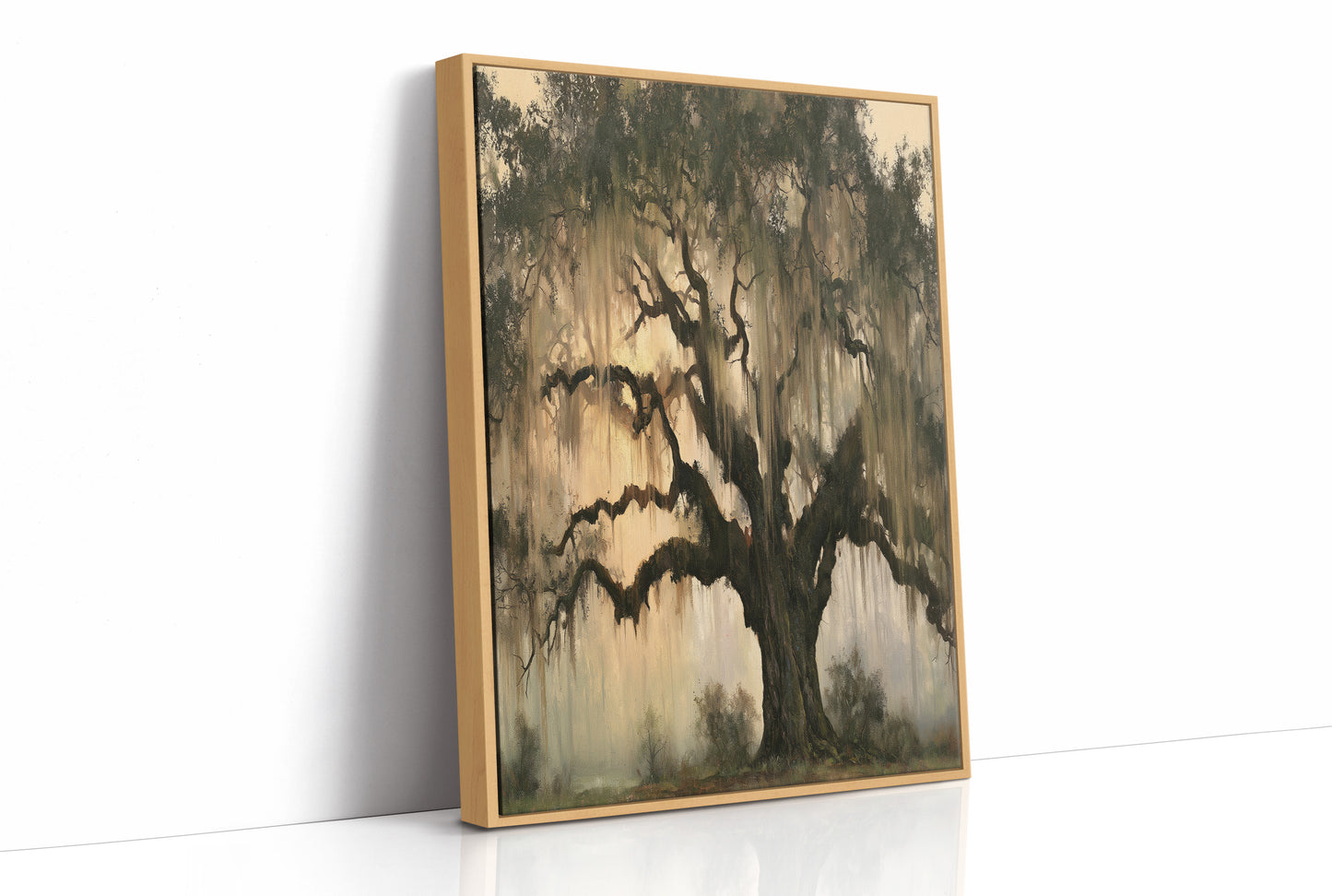 Live Oak Draped in Moss