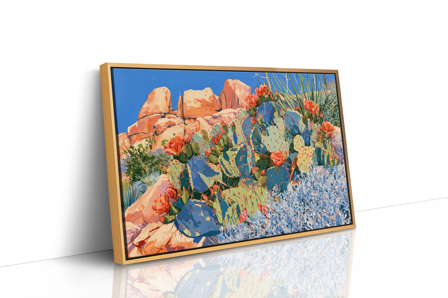 Prickly Pear in Full Fire