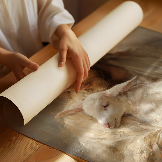 Gentle Guardian Cradles Innocence