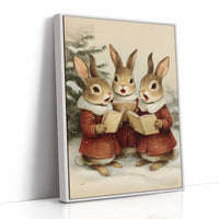 Winter Rabbits Sing Their Carols