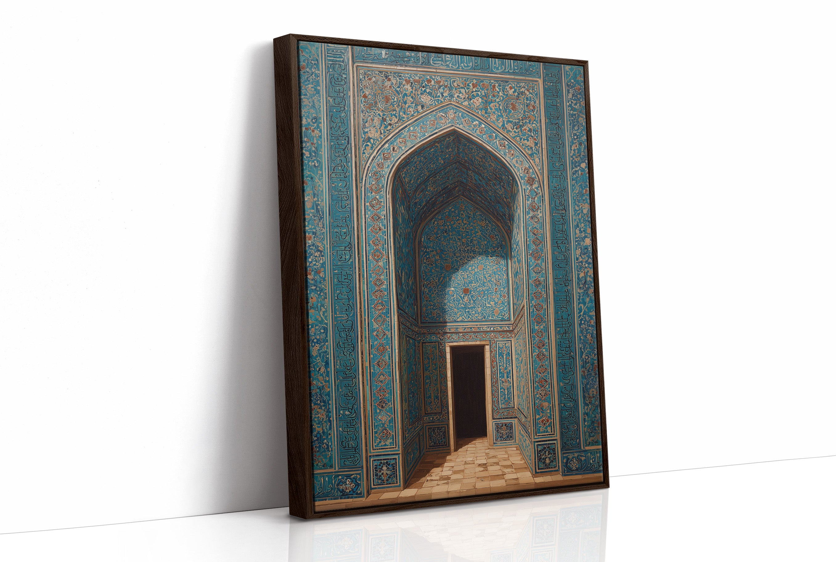 Turquoise Prayers Written In Gold