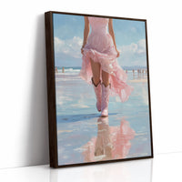 Pink Skirt, Mirrored Tide