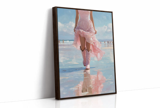 Pink Skirt, Mirrored Tide