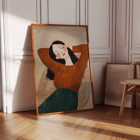 Autumn Sweater Holds Sweet Dreams