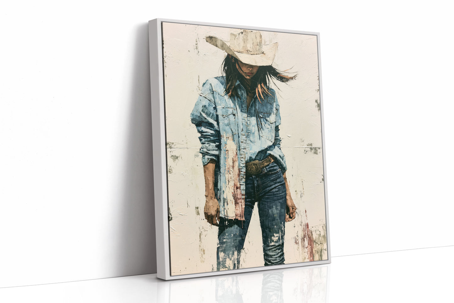 Denim, Dust, and a Wide Brim