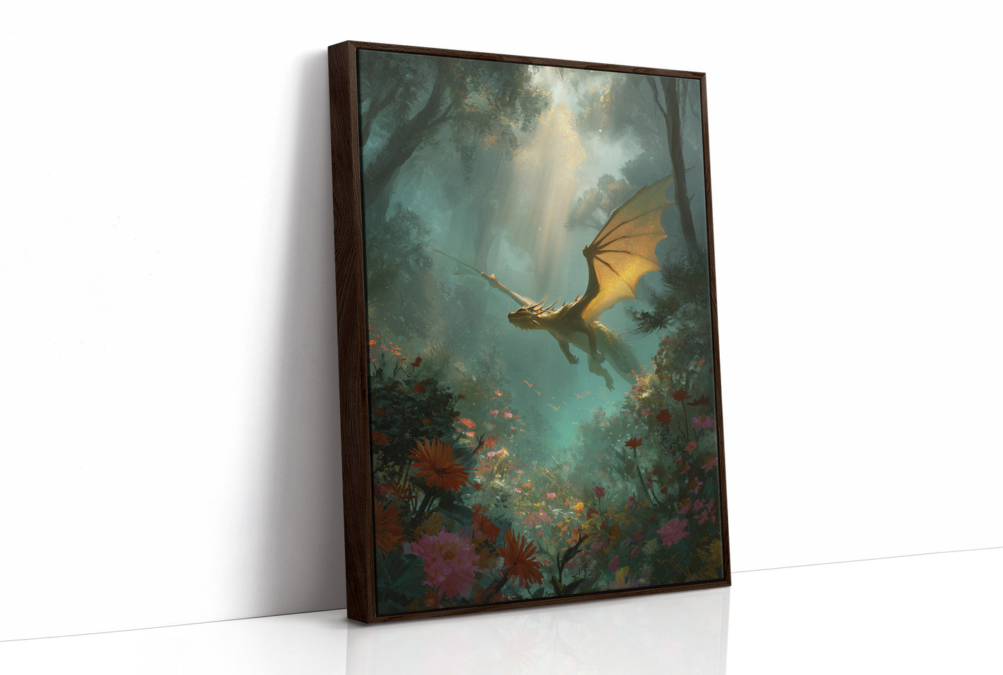 Golden Wings Through Misty Realms