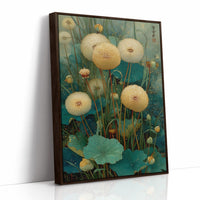 Dandelions Dance In Jade Waters