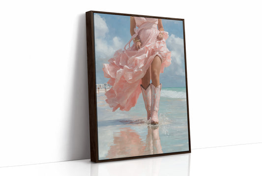 Splashing Through Pink Ruffles