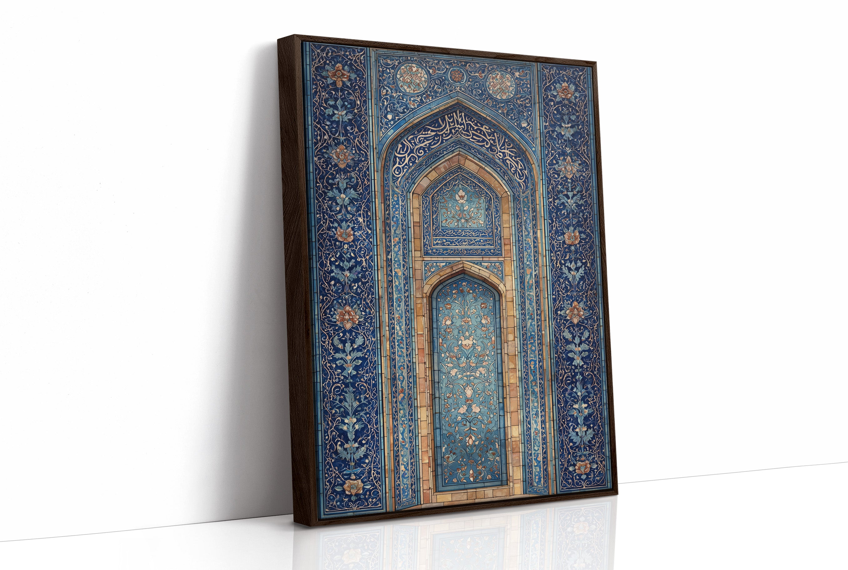 Blue Tiles Hold Ancient Prayers