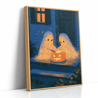 Two Ghosts, One Pumpkin