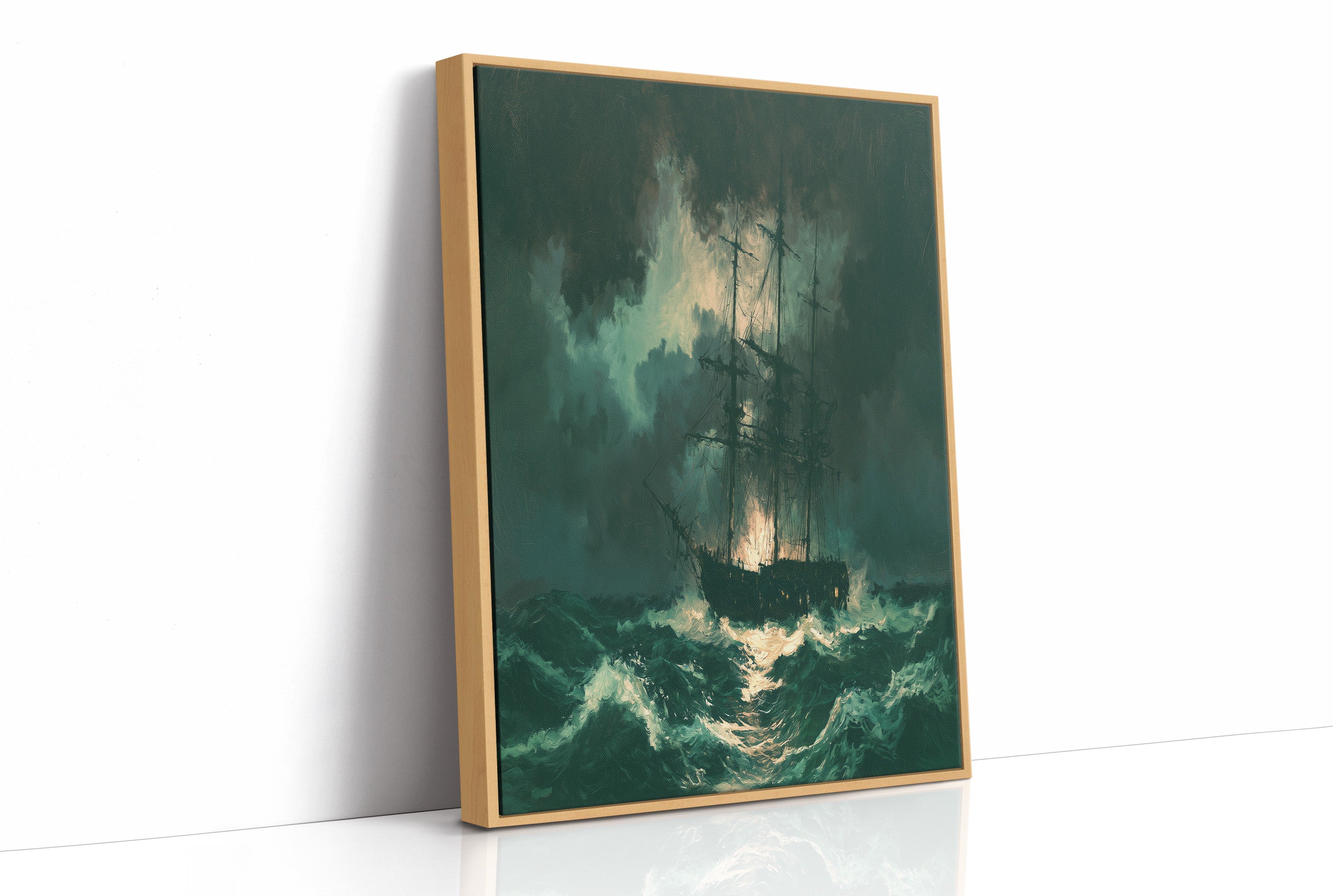 Emerald Storm at Sea