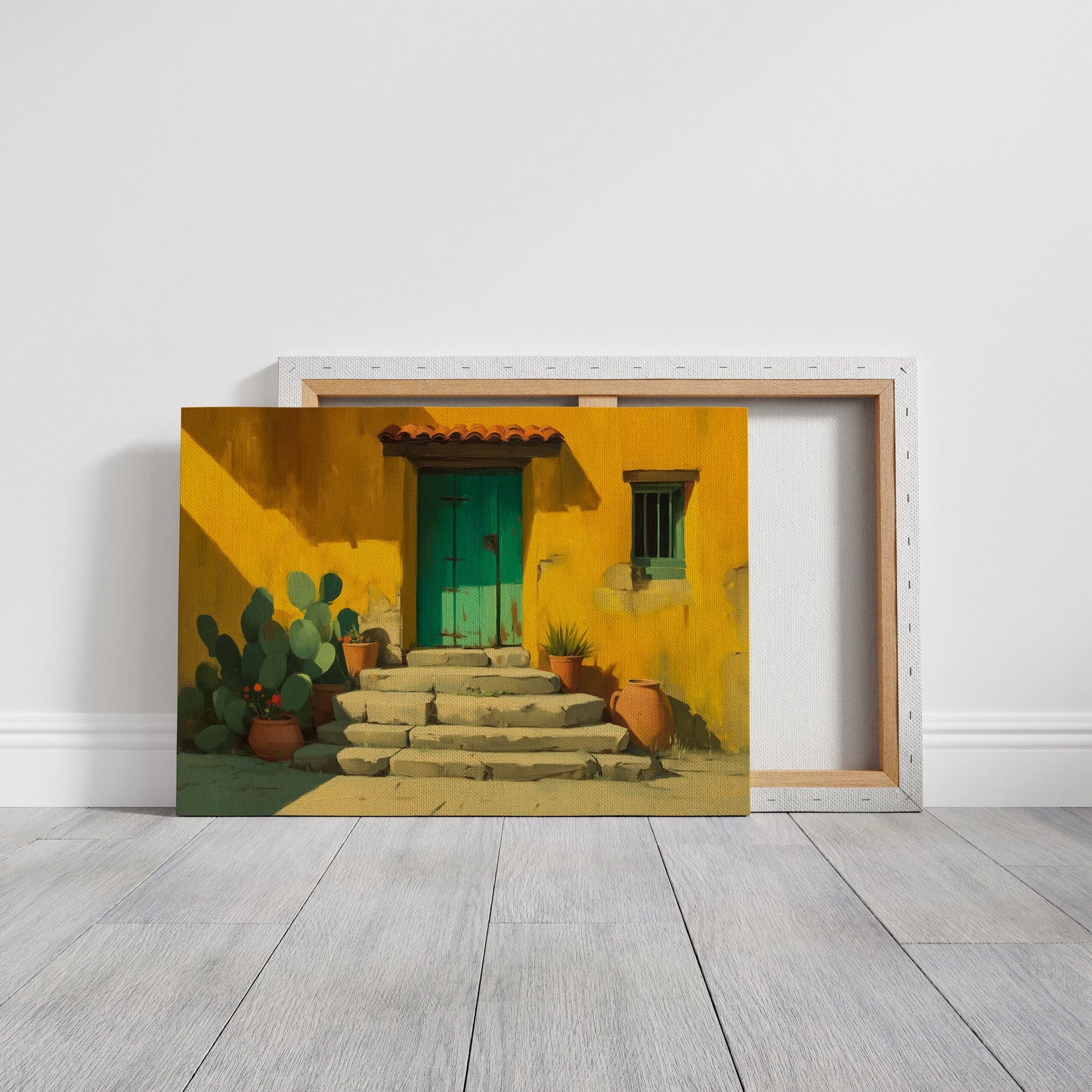 Cactus Guards The Turquoise Door