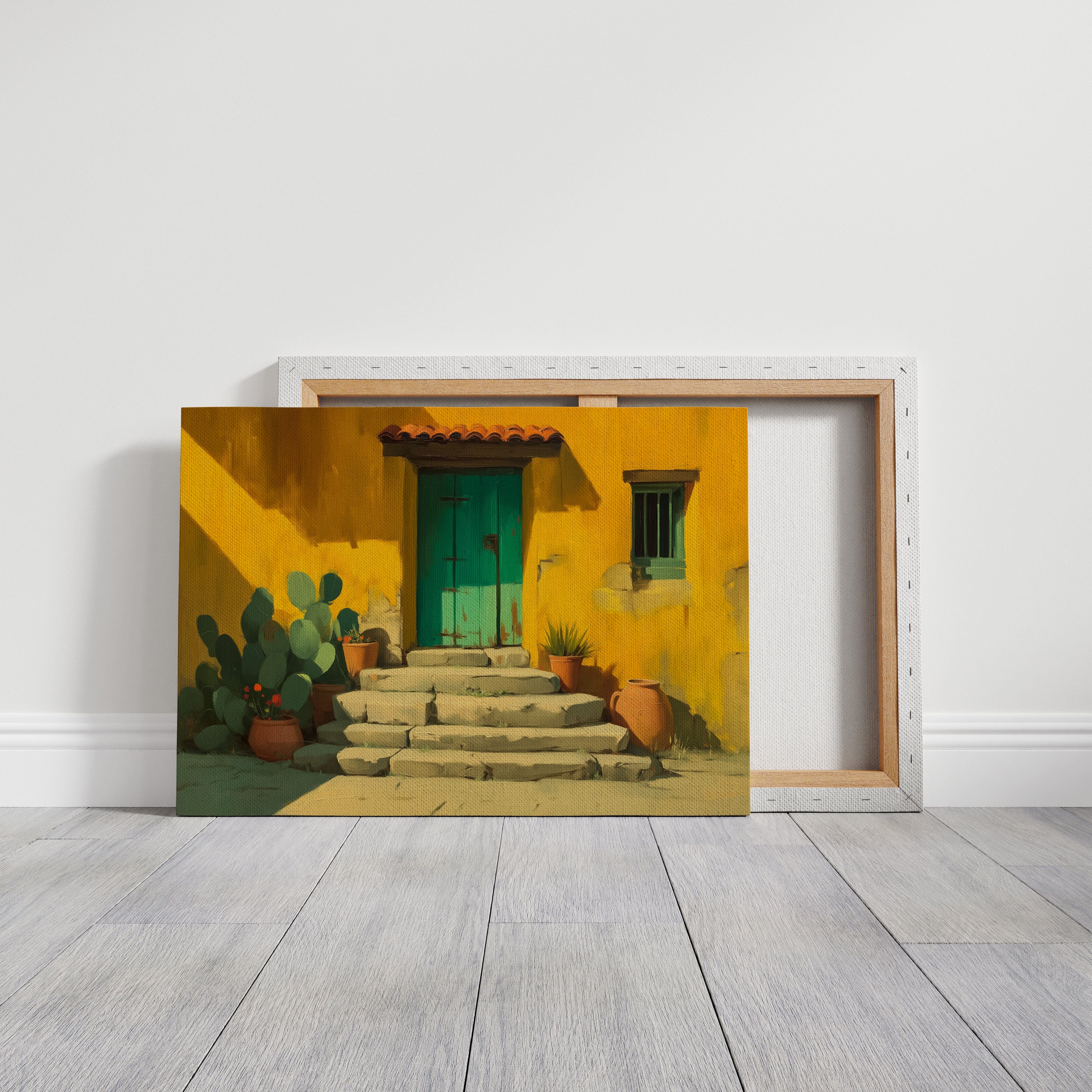 Cactus Guards The Turquoise Door