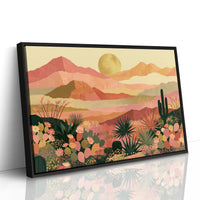 Desert Bloom at Golden Hour