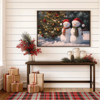 Snow Friends Share Christmas Eve Magic