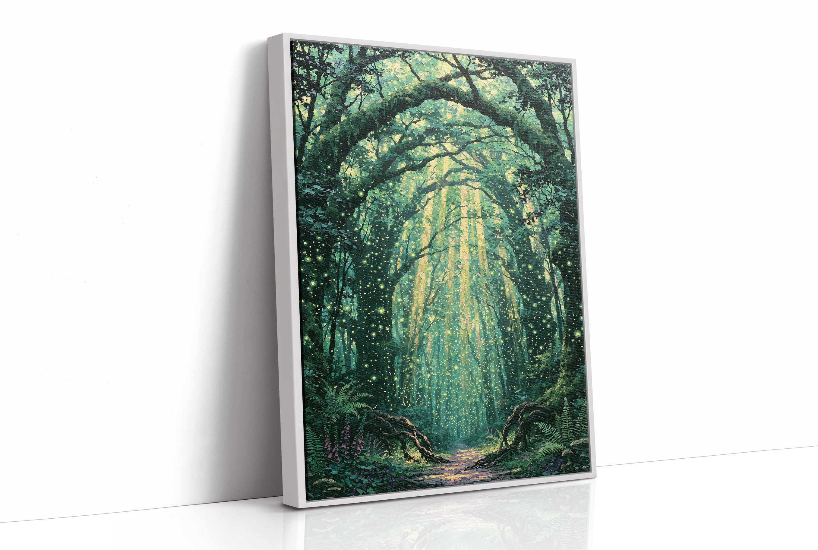 Fireflies Down the Forest Path