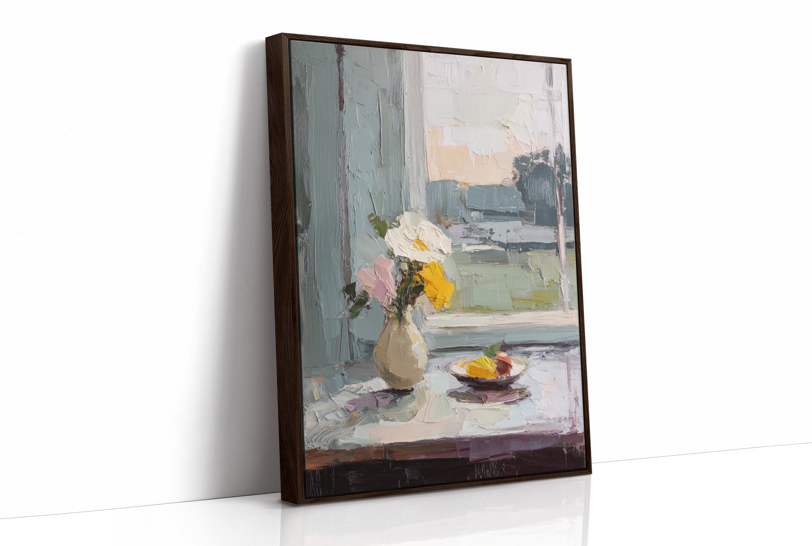 Morning Stillness On White Linen