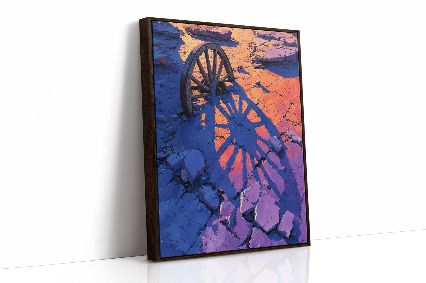 Wagon Wheel, Desert Sunset Shadow