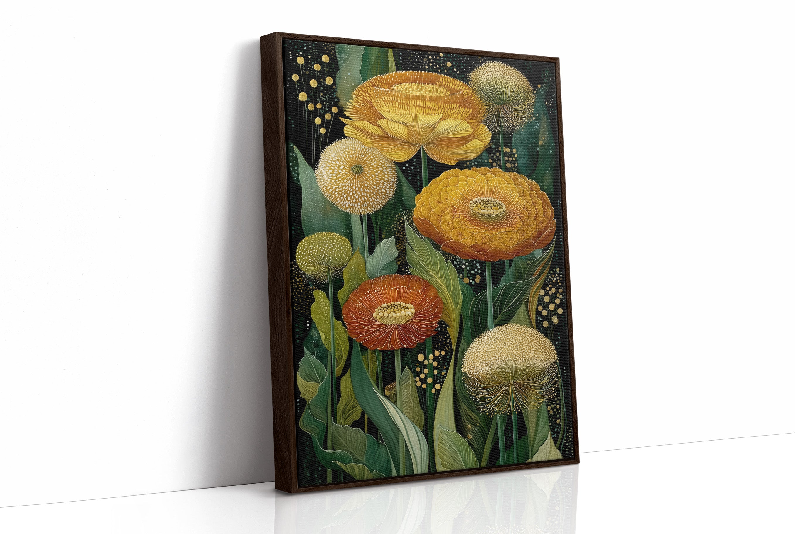 Marigolds Dance Under Starlit Garden