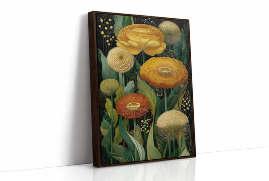 Marigolds Dance Under Starlit Garden