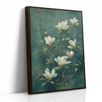 Magnolias Dance In Teal Waters