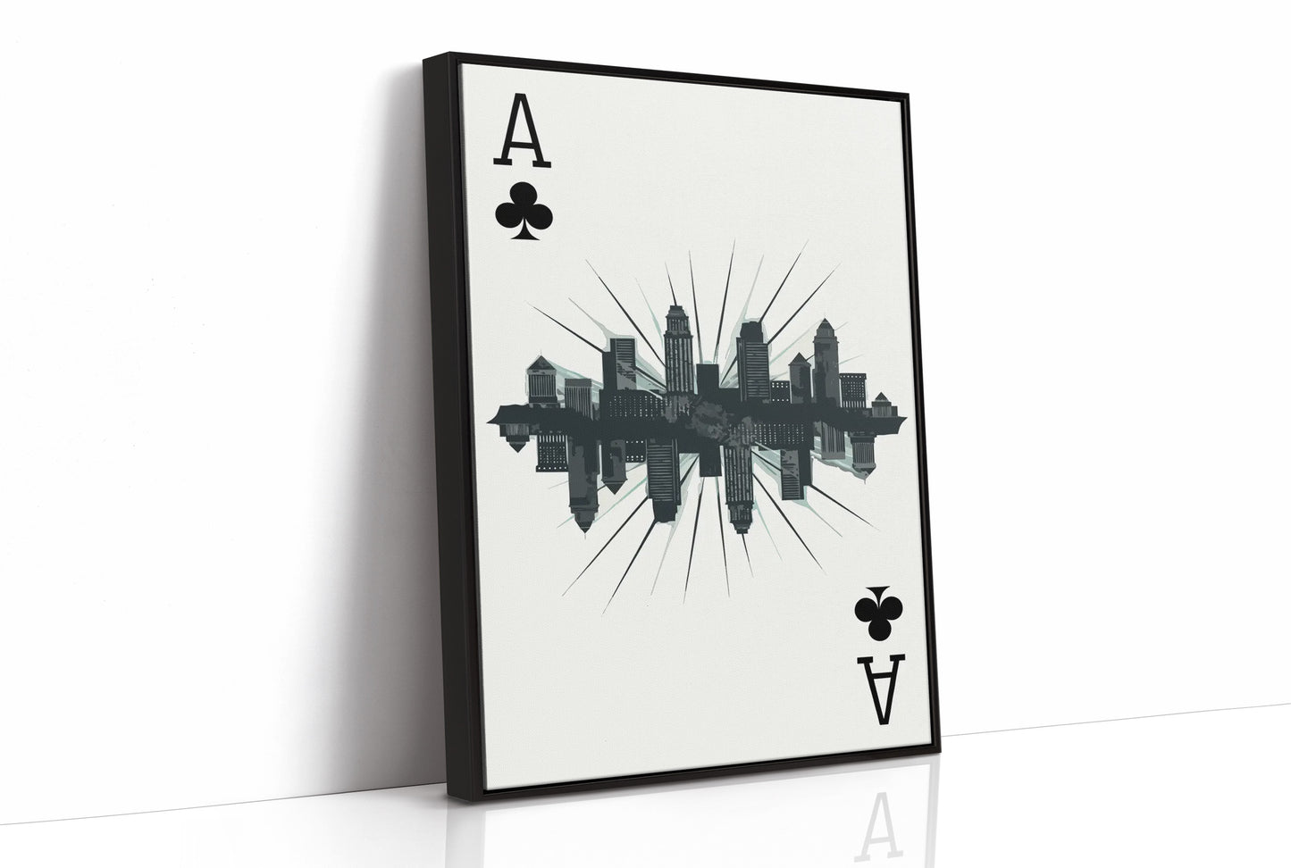 Skyline of Spades and Steel