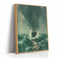 Ghost Ship in Green Squall