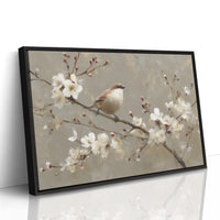 Sparrow Among Spring's First Blossoms