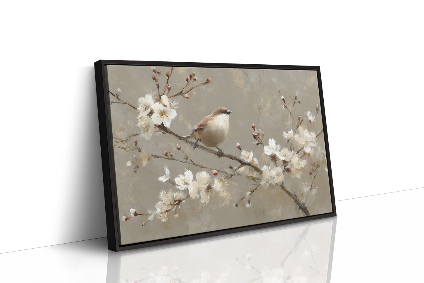 Sparrow Among Spring's First Blossoms