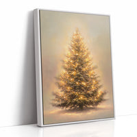 Evergreen Tales In Golden Mist