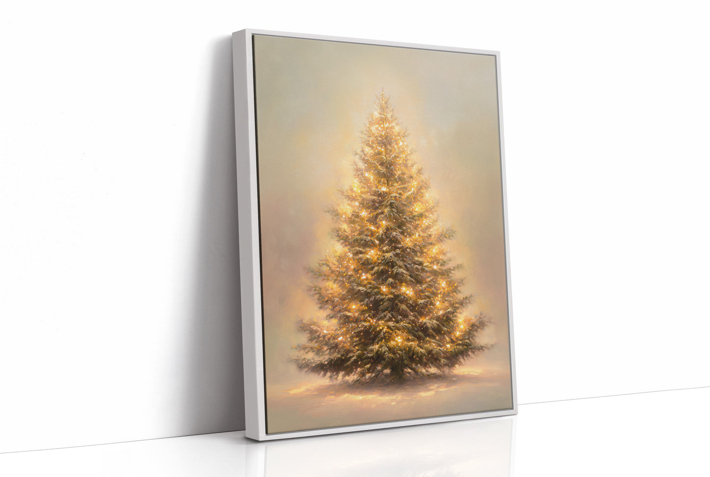 Evergreen Tales In Golden Mist