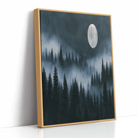 Moonrise Over the Pines
