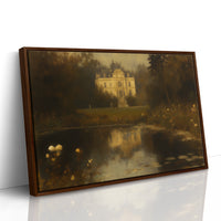 Château Reflected in Golden Dusk