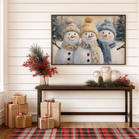 Three Friends Share Winter's Magic