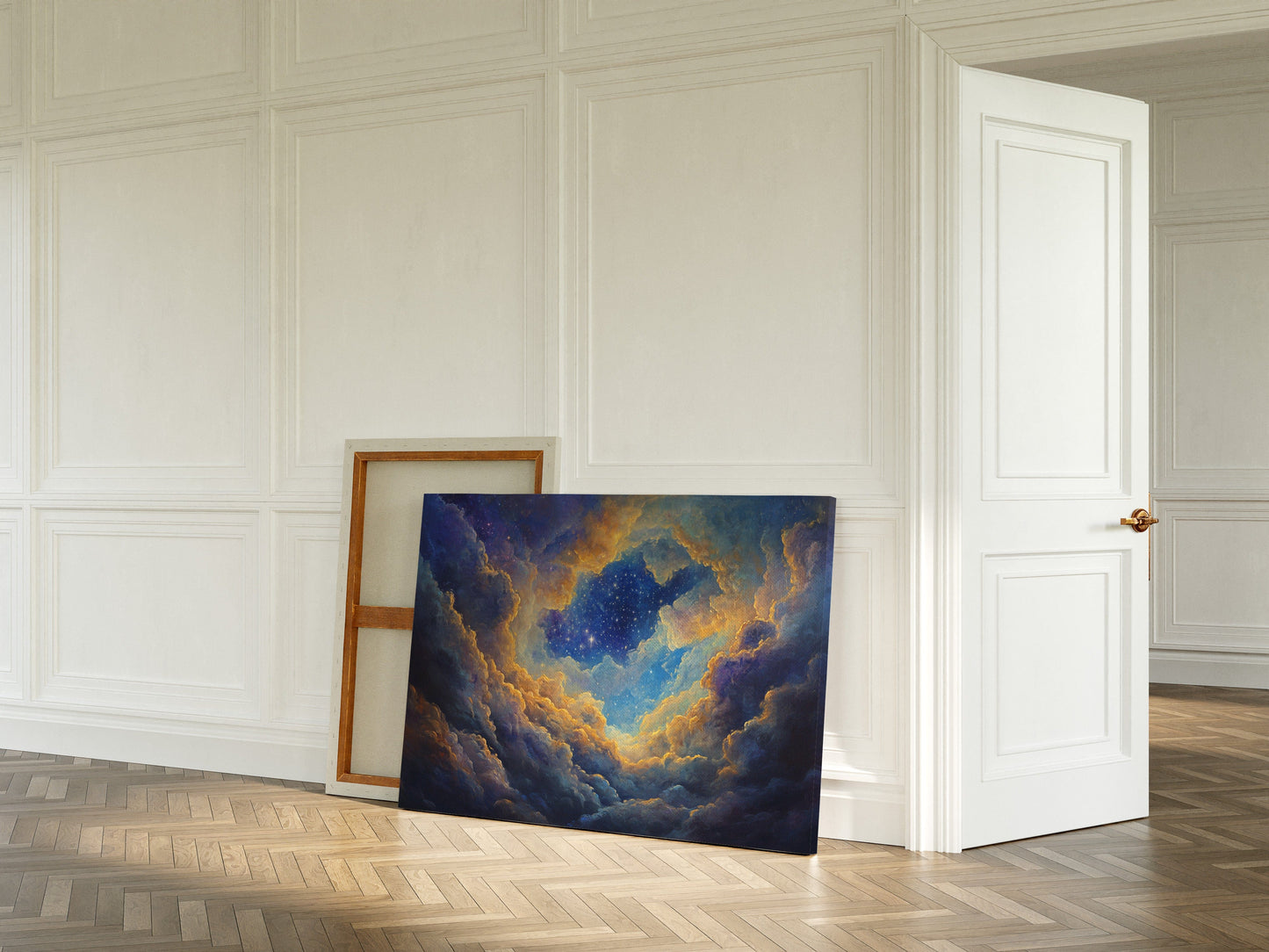 Heaven Opens Its Golden Gates