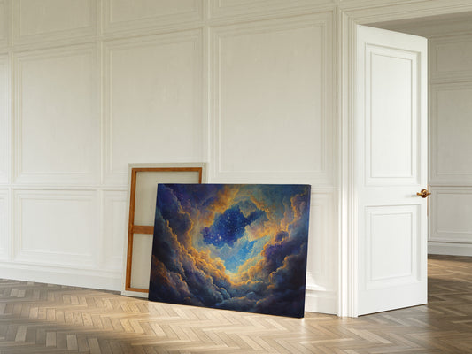 Heaven Opens Its Golden Gates