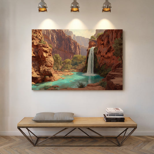 Turquoise Waters Meet Desert Walls
