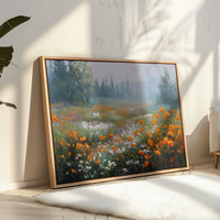 Poppies Dance In Mountain Mist