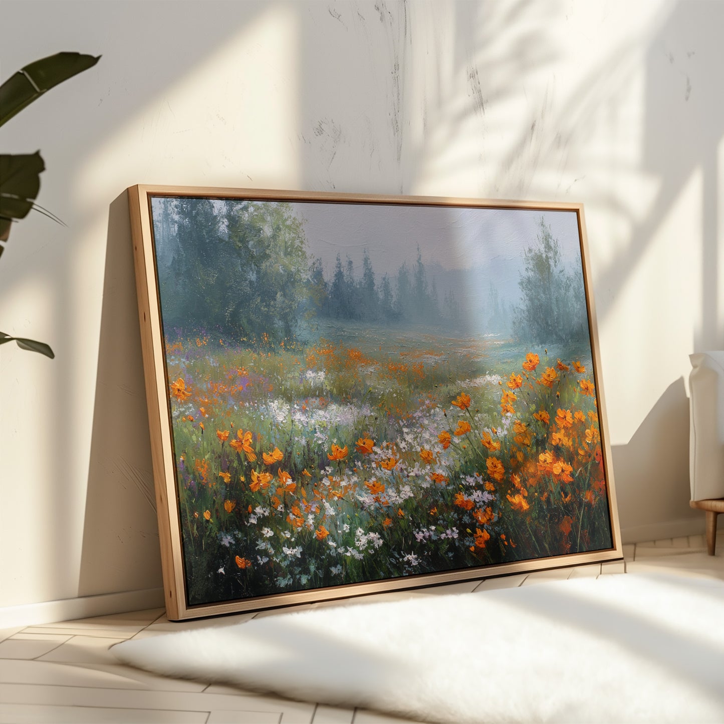 Poppies Dance In Mountain Mist